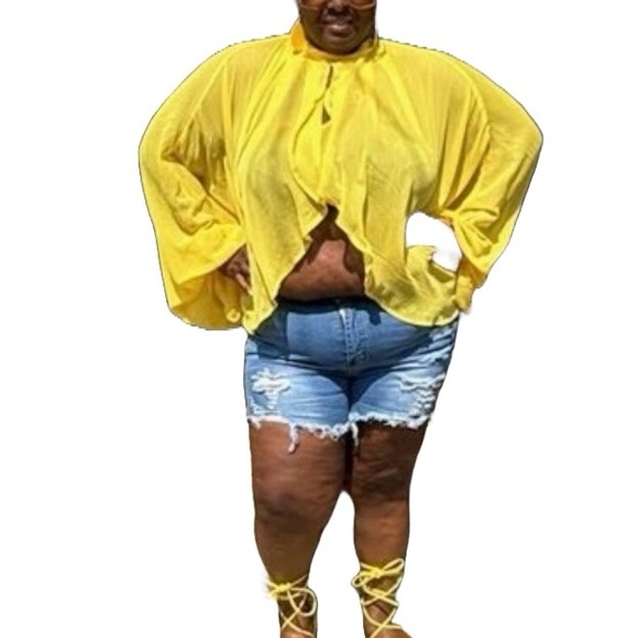 💛 Cropped Sheer Shrug 💛 - Picture 5 of 5